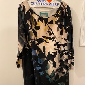 Anthropologie Floral Long Sleeve